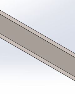 Exhauster cover 50x287x0,8 1515Mm
